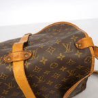 Louis Vuitton Shoulder Bag Monogram Saumur 35 Brown — view 7