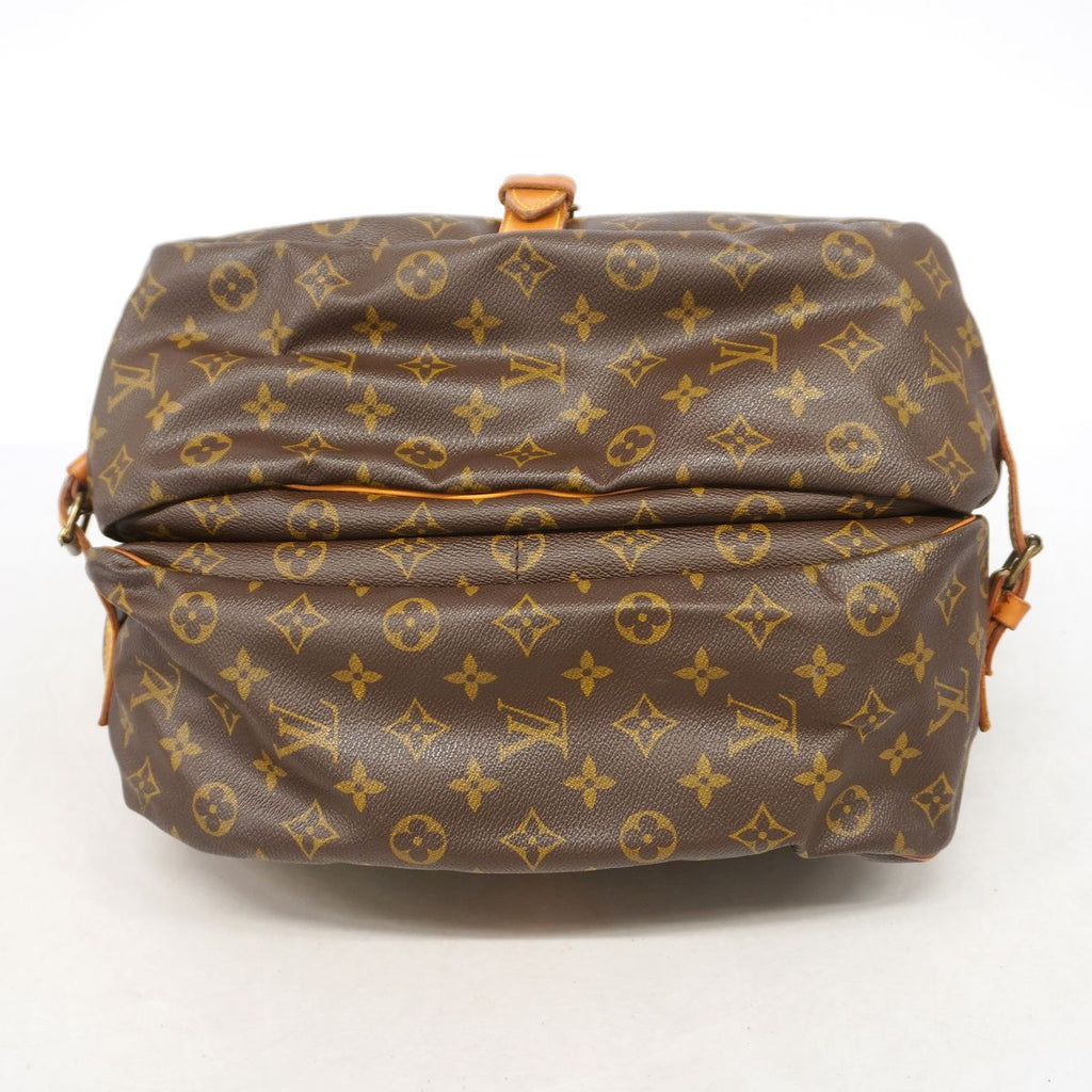 Louis Vuitton Shoulder Bag Monogram Saumur 35 Brown — view 3