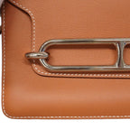 Hermes Shoulder Bag Roulis Evercolor Gold Silver — view 8