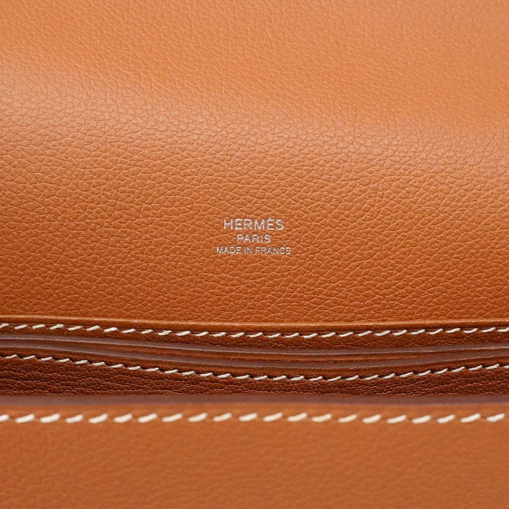 Hermes Shoulder Bag Roulis Evercolor Gold Silver — view 5