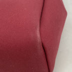 Hermes Handbag Herbag Zip PM Toile Officier Red Silver 2-Way Bag — view 7
