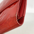 Louis Vuitton Trifold Wallet Vernis Porte Tresor International Rouge — view 5