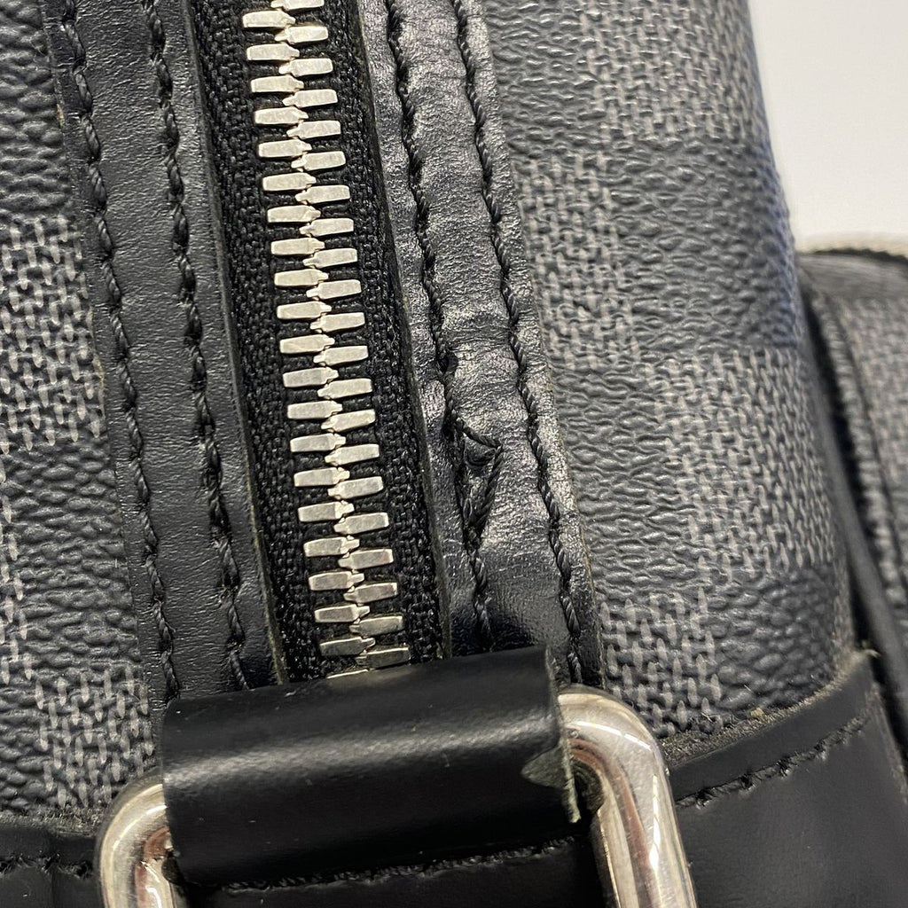 Louis Vuitton Shoulder Bag Damier Graphite Io Black Gray — view 8