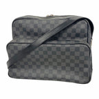 Louis Vuitton Shoulder Bag Damier Graphite Io Black Gray