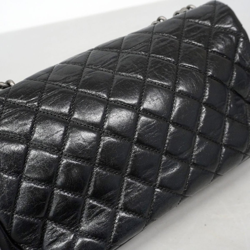 Chanel Shoulder Bag Ryu Cambon Calfskin Black Silver — view 6