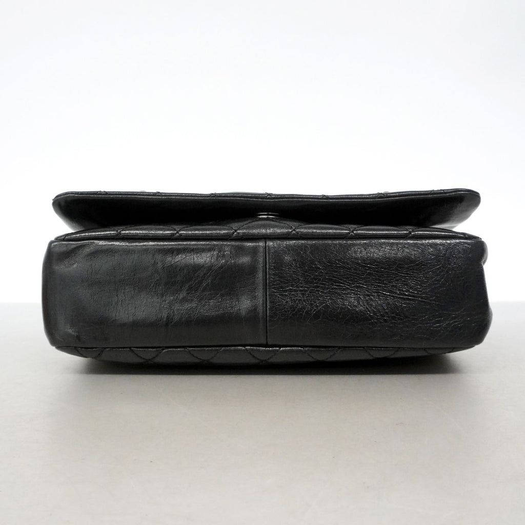 Chanel Shoulder Bag Ryu Cambon Calfskin Black Silver — view 3