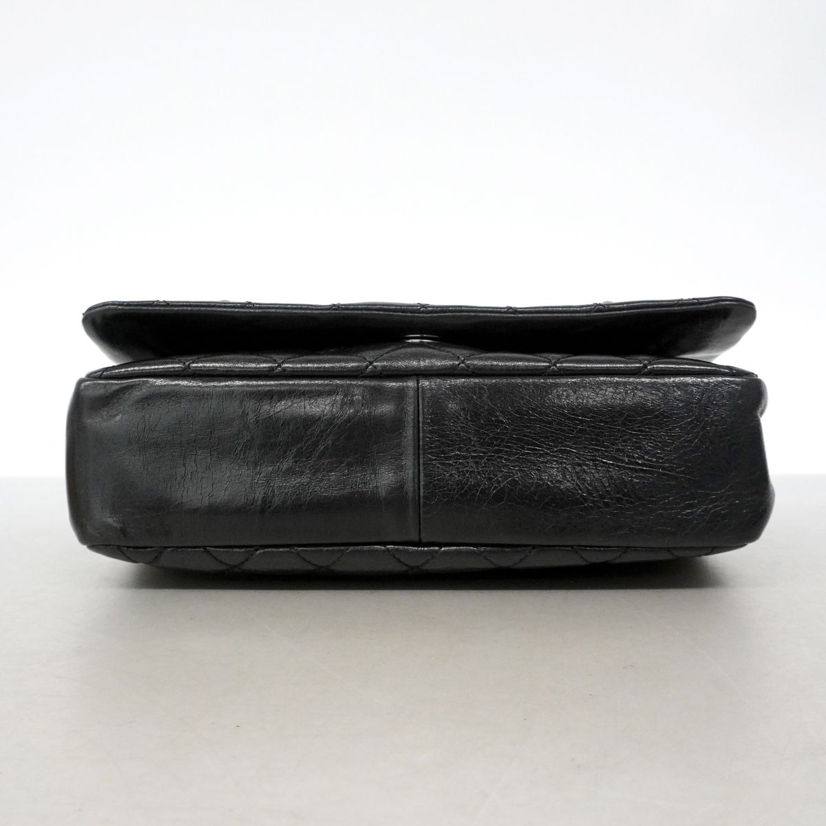 Chanel Shoulder Bag Ryu Cambon Calfskin Black Silver — view 3