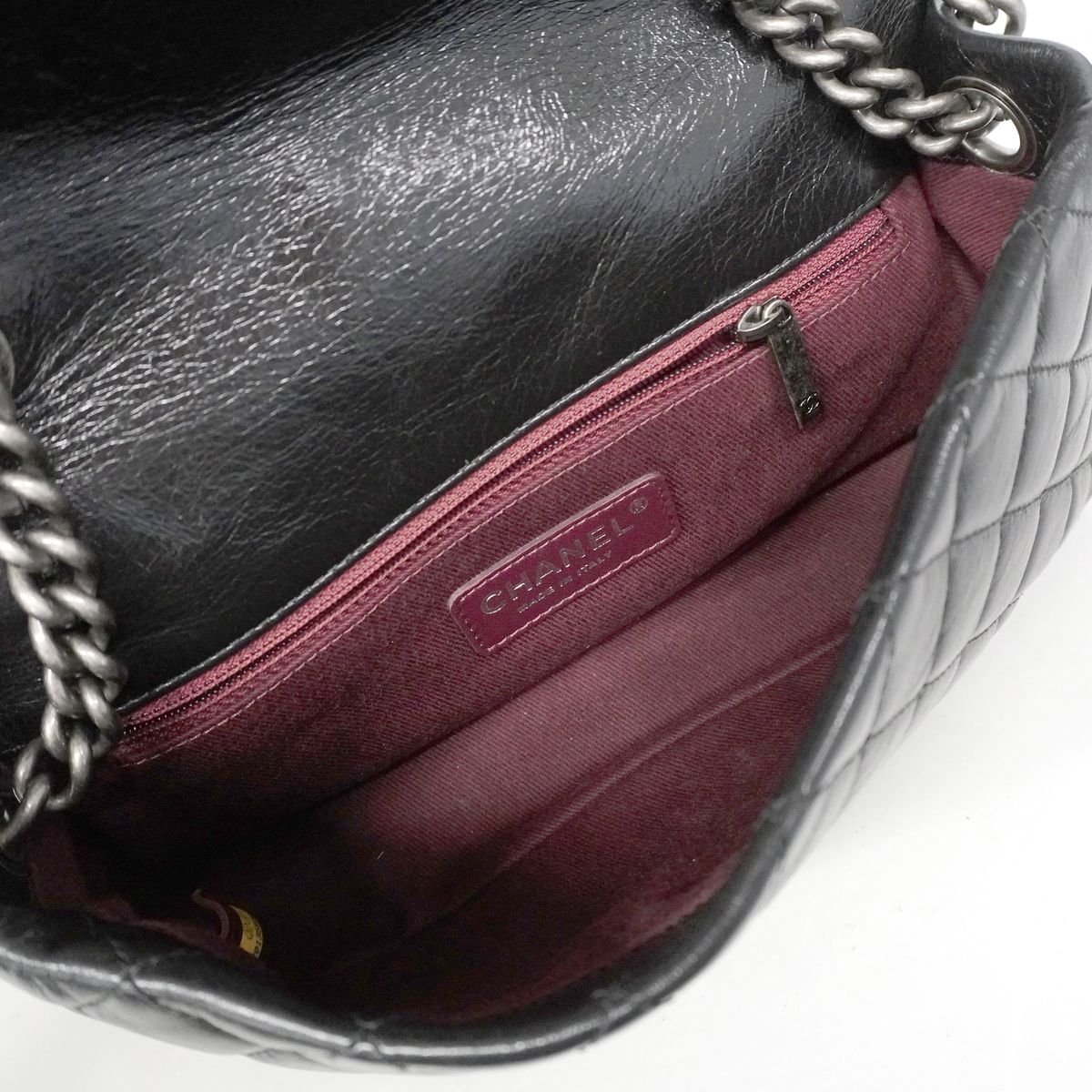 Chanel Shoulder Bag Ryu Cambon Calfskin Black Silver — view 4