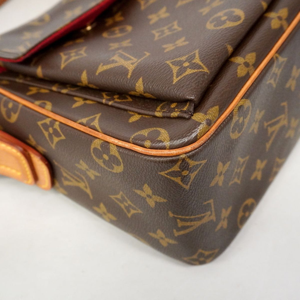 Louis Vuitton Shoulder Bag Monogram Viva-Cite GM Brown — view 6