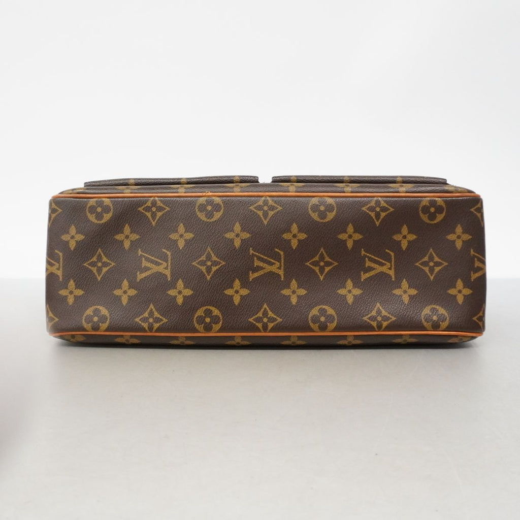 Louis Vuitton Shoulder Bag Monogram Viva-Cite GM Brown — view 3