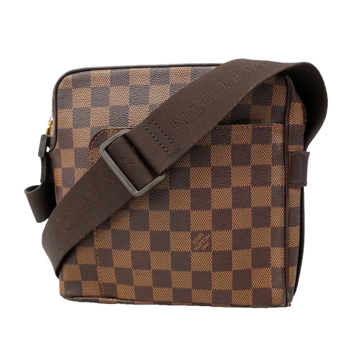 Louis Vuitton Shoulder Bag Damier Olaf PM Ebene