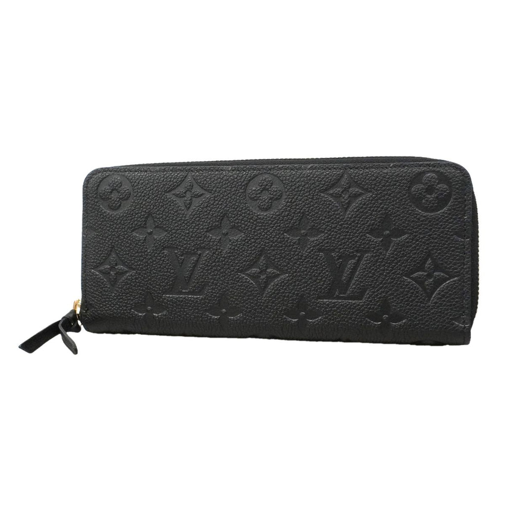 Louis Vuitton Wallet Monogram Empreinte Portefeuille Clemence Noir