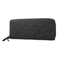 Louis Vuitton Wallet Monogram Empreinte Portefeuille Clemence Noir
