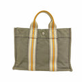 Hermes Tote Bag Fourre Tout PM Canvas Gray Silver