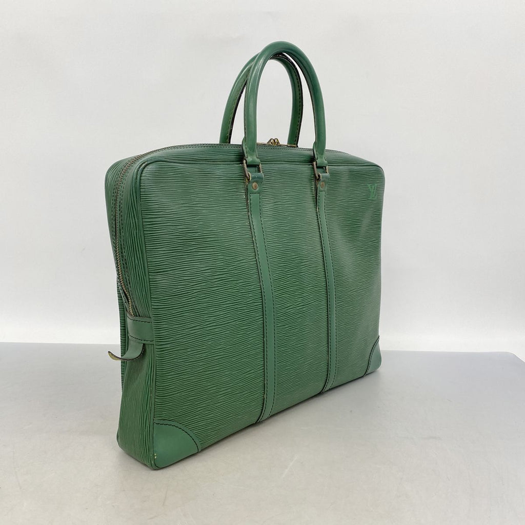 Louis Vuitton Business Bag Epi Porte Documents Voyage Borneo Green — view 2