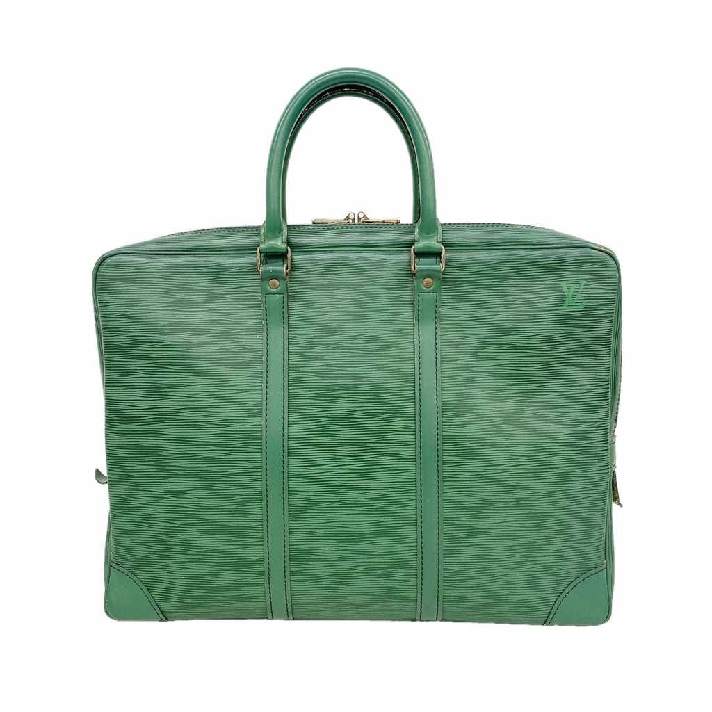 Louis Vuitton Business Bag Epi Porte Documents Voyage Borneo Green