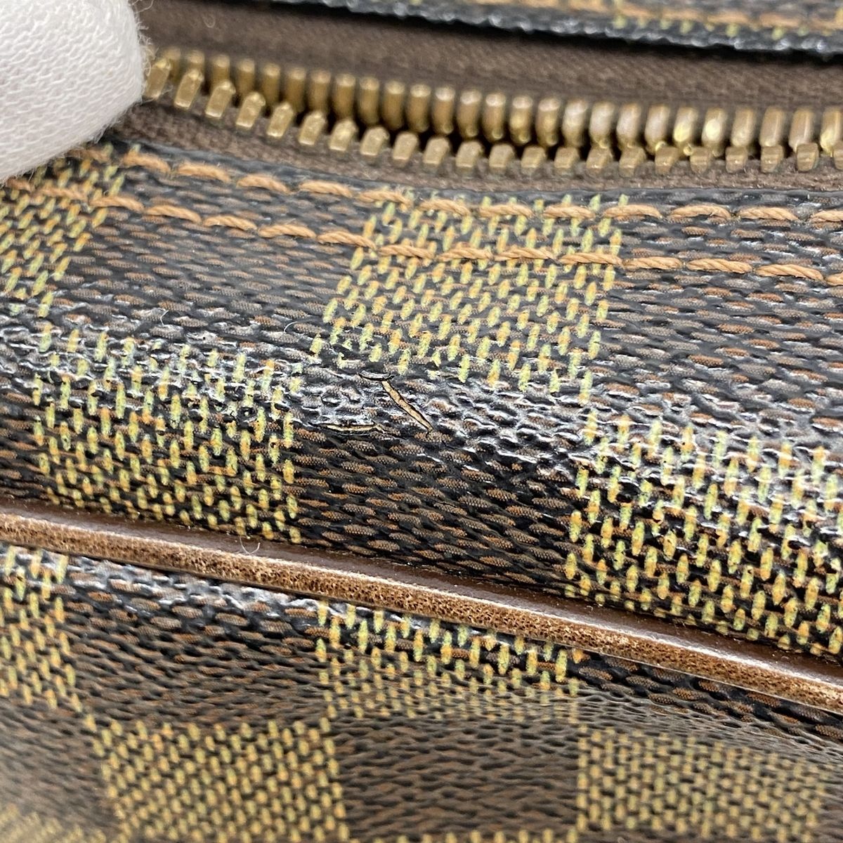 Louis Vuitton Shoulder Bag Damier Olaf PM Ebene — view 8