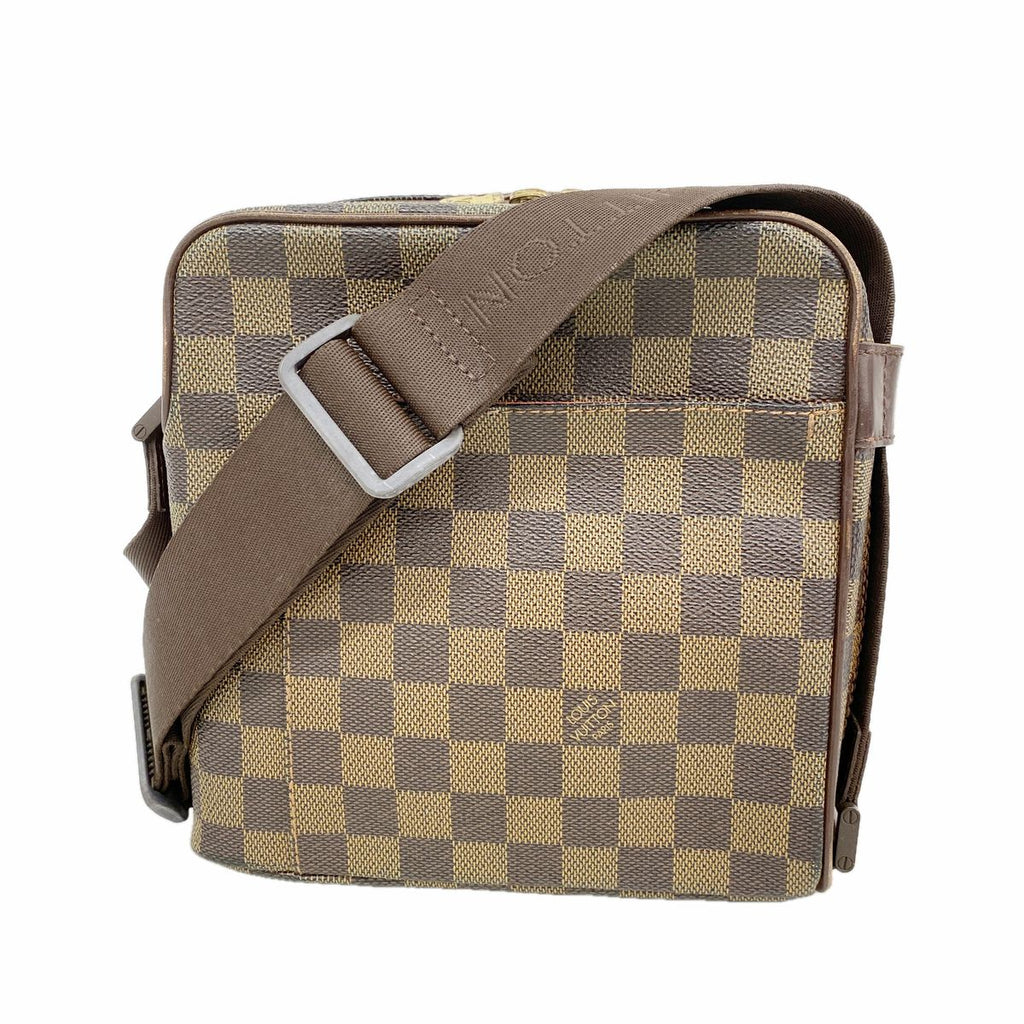 Louis Vuitton Shoulder Bag Damier Olaf PM Ebene
