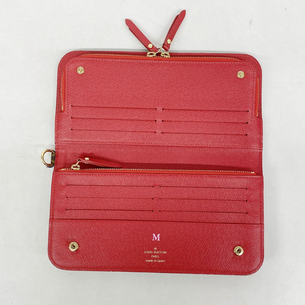 Louis Vuitton Wallet Monogram Portefeuille Insolit Rouge — view 3