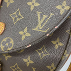 Louis Vuitton Shoulder Bag Monogram Chantilly MM Brown — view 8