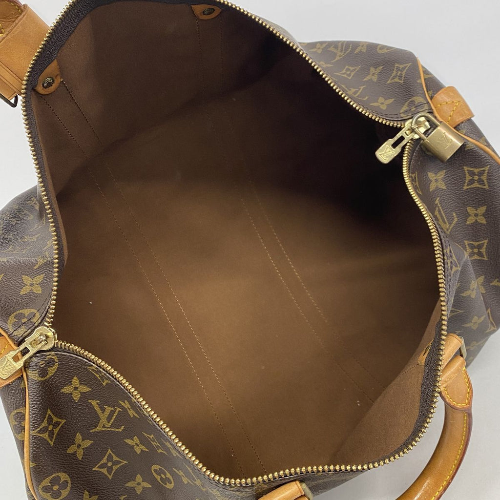 Louis Vuitton Boston Bag Monogram Keepall 50 Brown — view 4