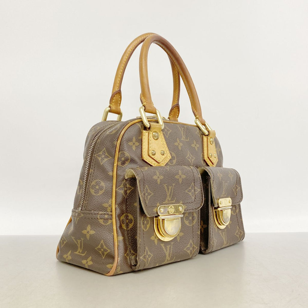 Louis Vuitton Handbag Monogram Manhattan PM Brown — view 2