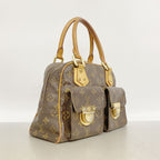 Louis Vuitton Handbag Monogram Manhattan PM Brown — view 2