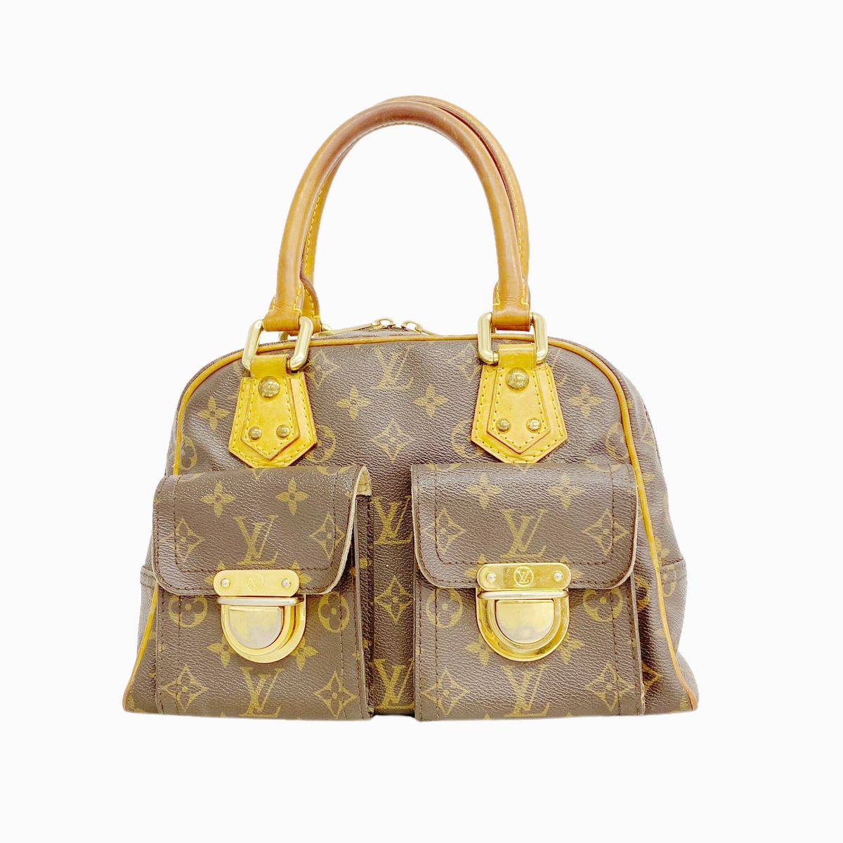 Louis Vuitton Handbag Monogram Manhattan PM Brown