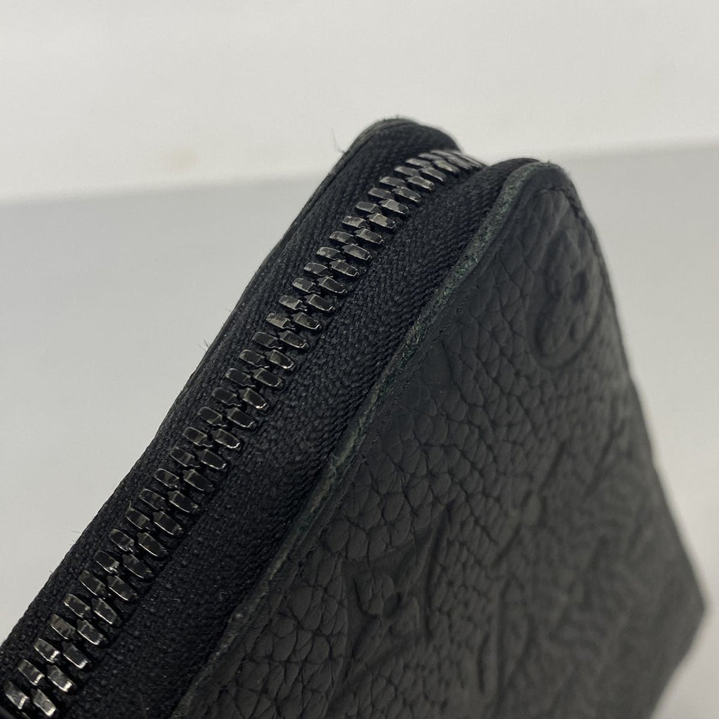 Louis Vuitton Wallet Monogram Taurillon Zippy Vertical Noir — view 6