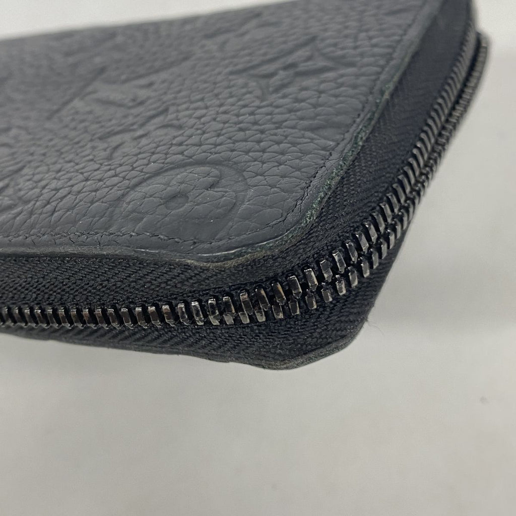 Louis Vuitton Wallet Monogram Taurillon Zippy Vertical Noir — view 5