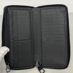 Louis Vuitton Wallet Monogram Taurillon Zippy Vertical Noir — view 3