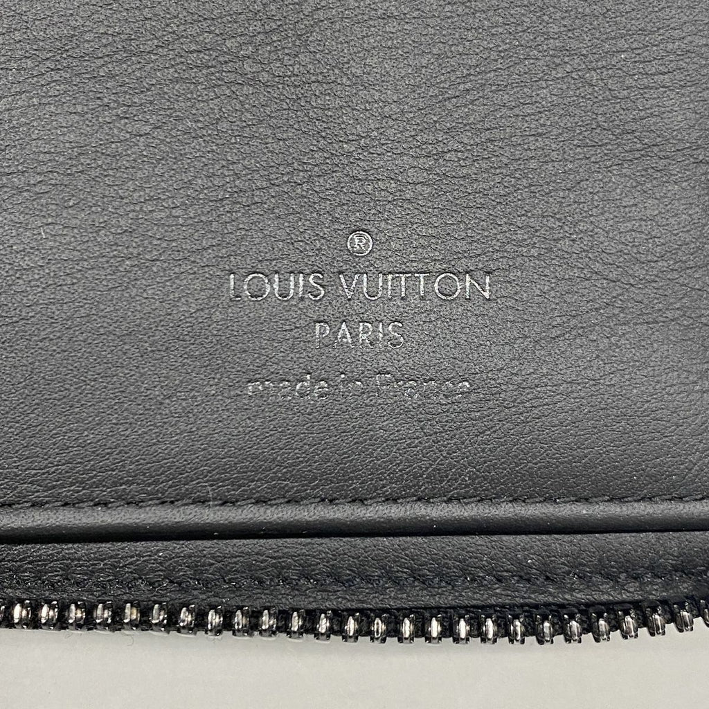 Louis Vuitton Wallet Monogram Taurillon Zippy Vertical Noir — view 4
