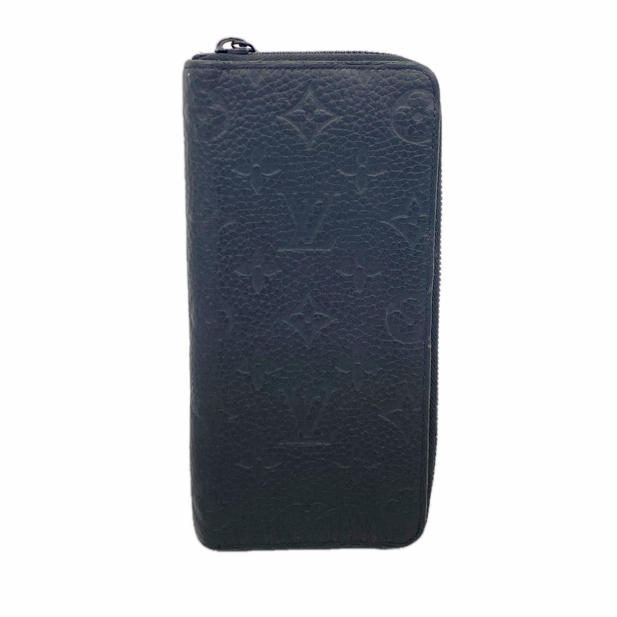 Louis Vuitton Wallet Monogram Taurillon Zippy Vertical Noir