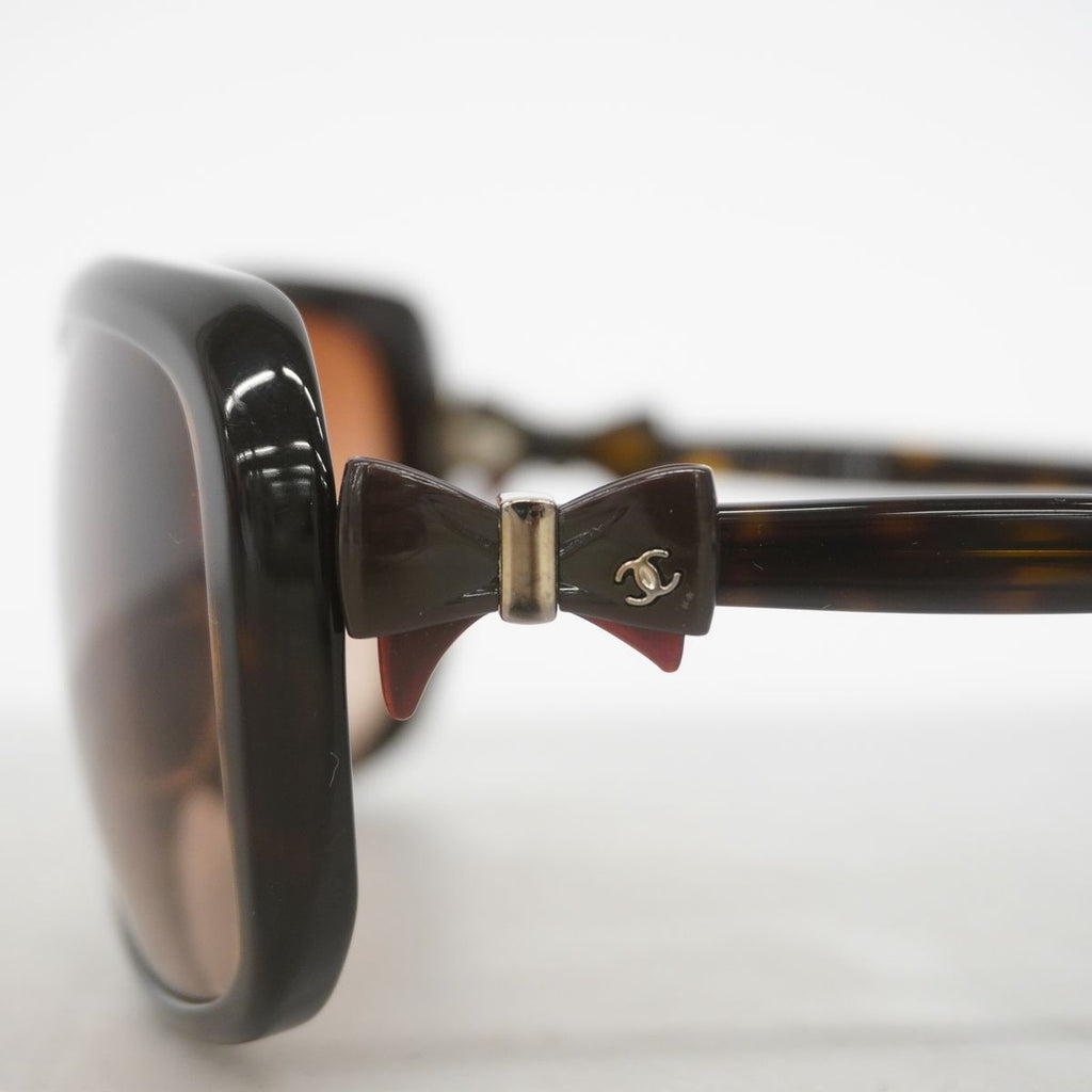 Chanel Sunglasses Acetate Brown Silver Eyewear — view 3