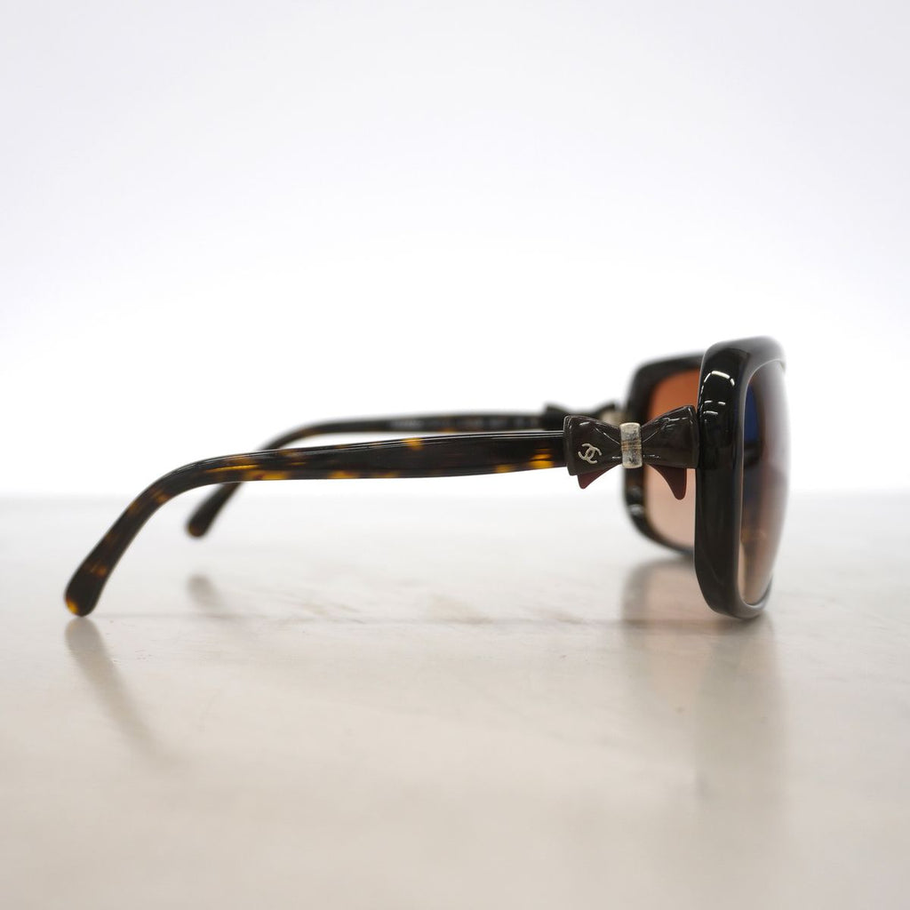 Chanel Sunglasses Acetate Brown Silver Eyewear — view 2