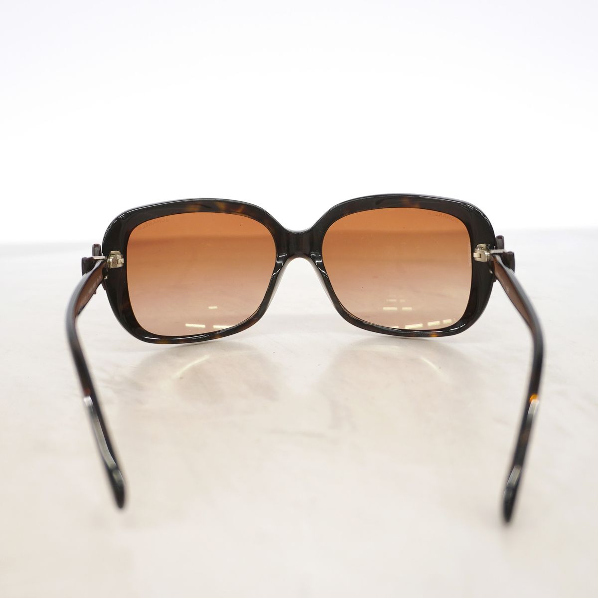 Chanel Sunglasses Acetate Brown Silver Eyewear — view 8