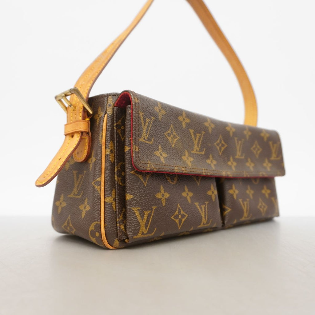 Louis Vuitton Shoulder Bag Monogram Viva-Cite MM Brown — view 2
