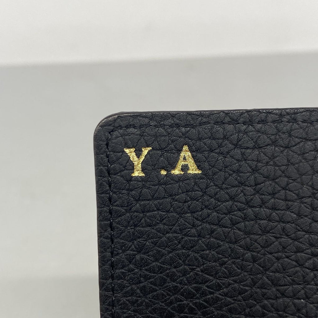 Louis Vuitton Wallet Taurillon Portefeuille Capucines Noir — view 5