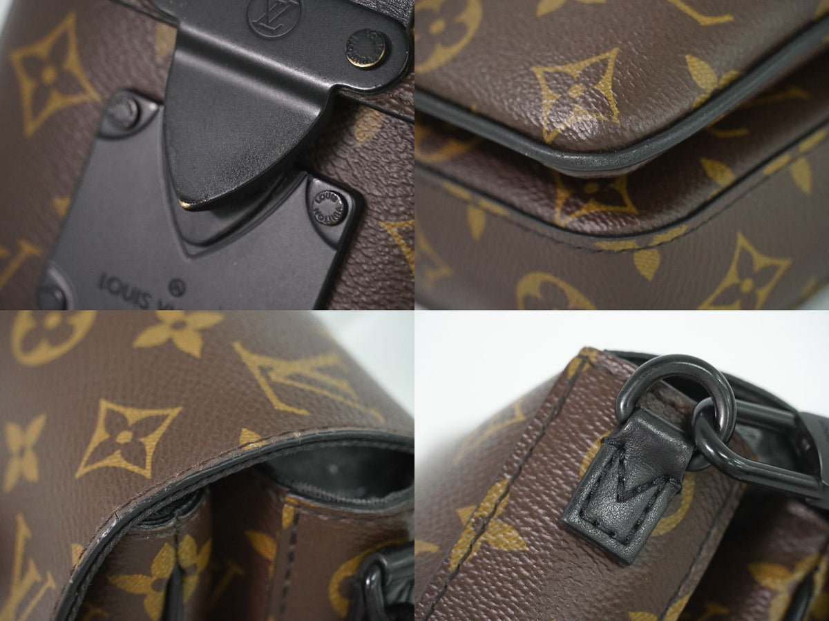 Louis Vuitton LV S Rock Verdical Wearable Wallet Monogram Macassar Shoulder Bag — view 7