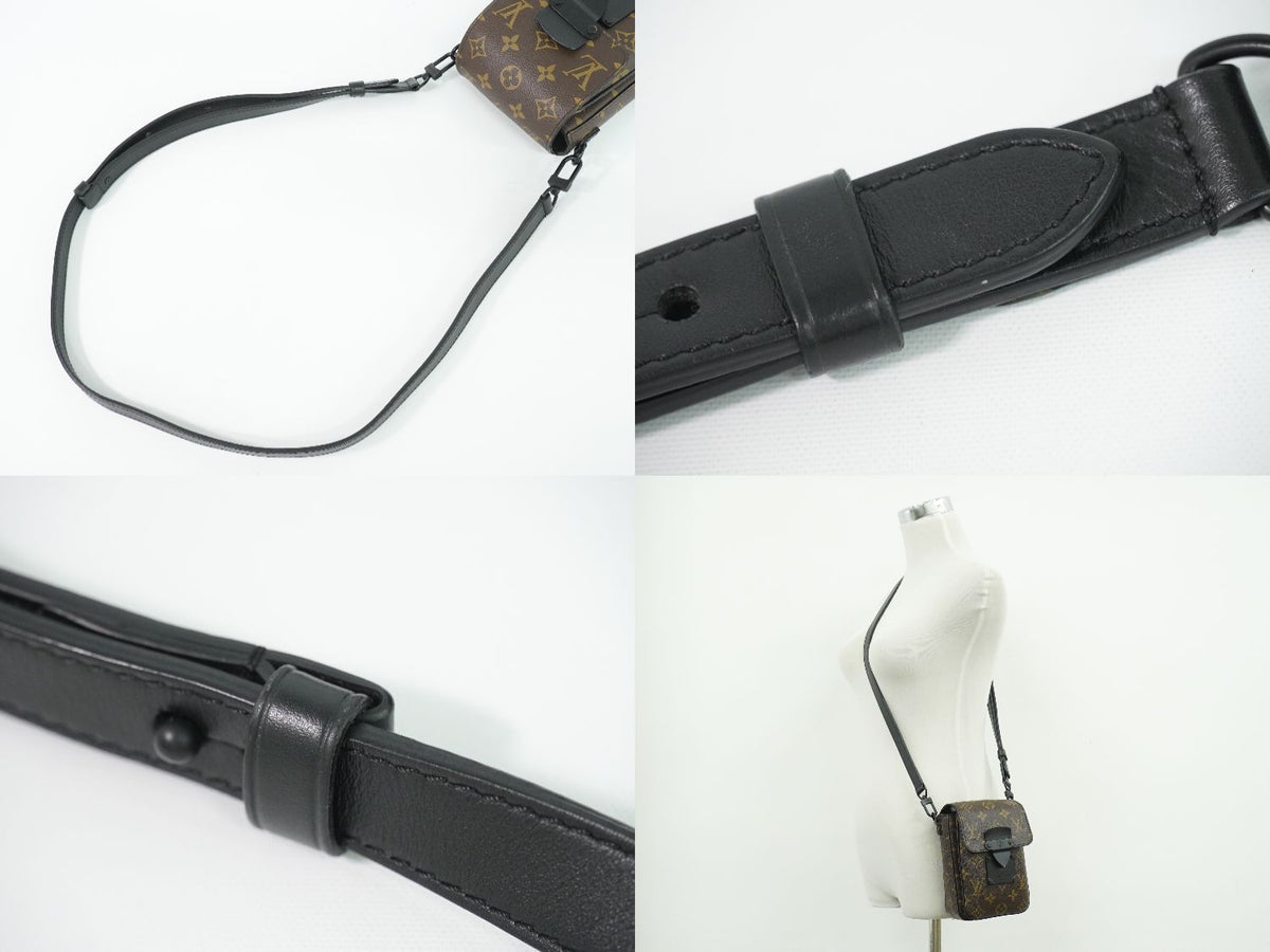 Louis Vuitton LV S Rock Verdical Wearable Wallet Monogram Macassar Shoulder Bag — view 6