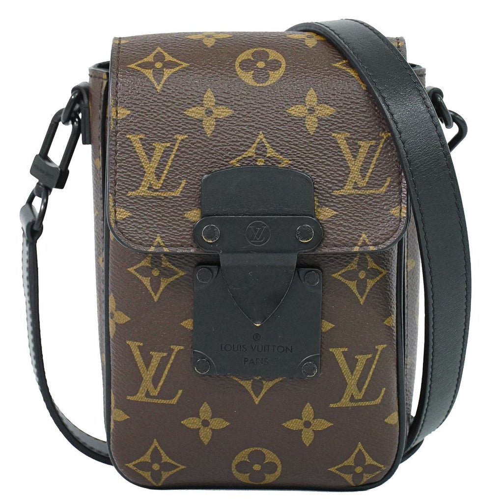 Louis Vuitton LV S Rock Verdical Wearable Wallet Monogram Macassar Shoulder Bag