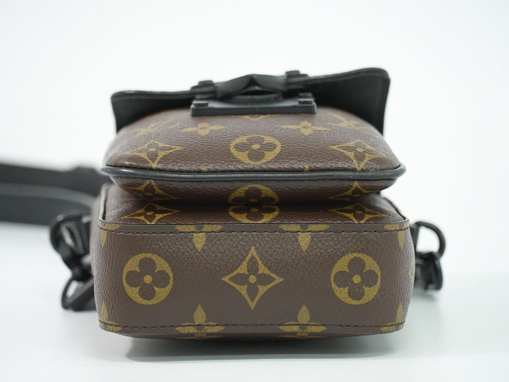 Louis Vuitton LV S Rock Verdical Wearable Wallet Monogram Macassar Shoulder Bag — view 3