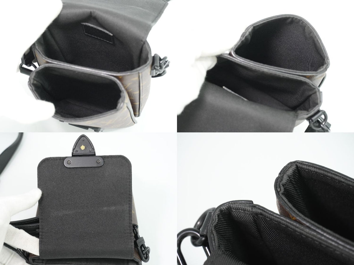 Louis Vuitton LV S Rock Verdical Wearable Wallet Monogram Macassar Shoulder Bag — view 8