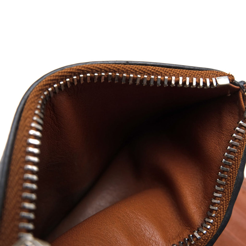 Loewe Wallet Leather Navy Small Vertical in Soft Compact — view 8