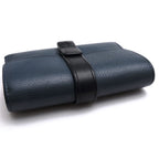Loewe Wallet Leather Navy Small Vertical in Soft Compact — view 3