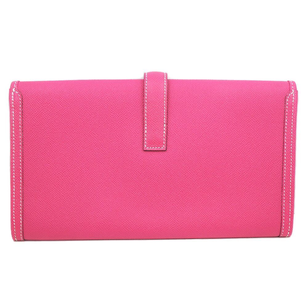 Hermes Jige 29 Rose Tyrian Pink Clutch Veau Epsom — view 2