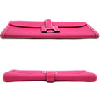 Hermes Jige 29 Rose Tyrian Pink Clutch Veau Epsom — view 4