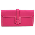 Hermes Jige 29 Rose Tyrian Pink Clutch Veau Epsom