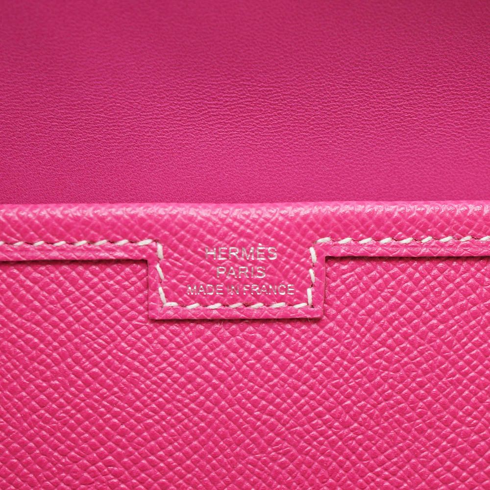 Hermes Jige 29 Rose Tyrian Pink Clutch Veau Epsom — view 6
