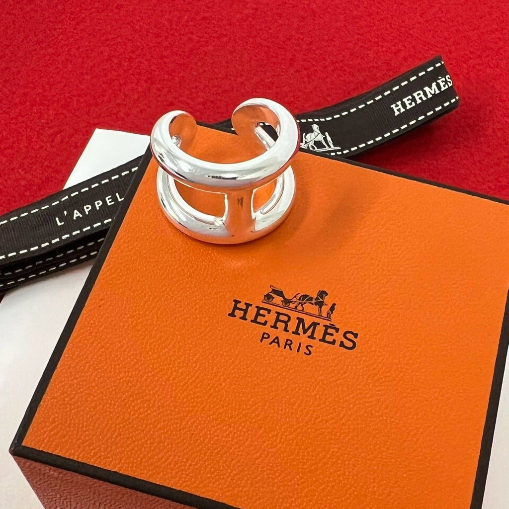 Hermes Osmose GM Ring 925 Sterling Silver